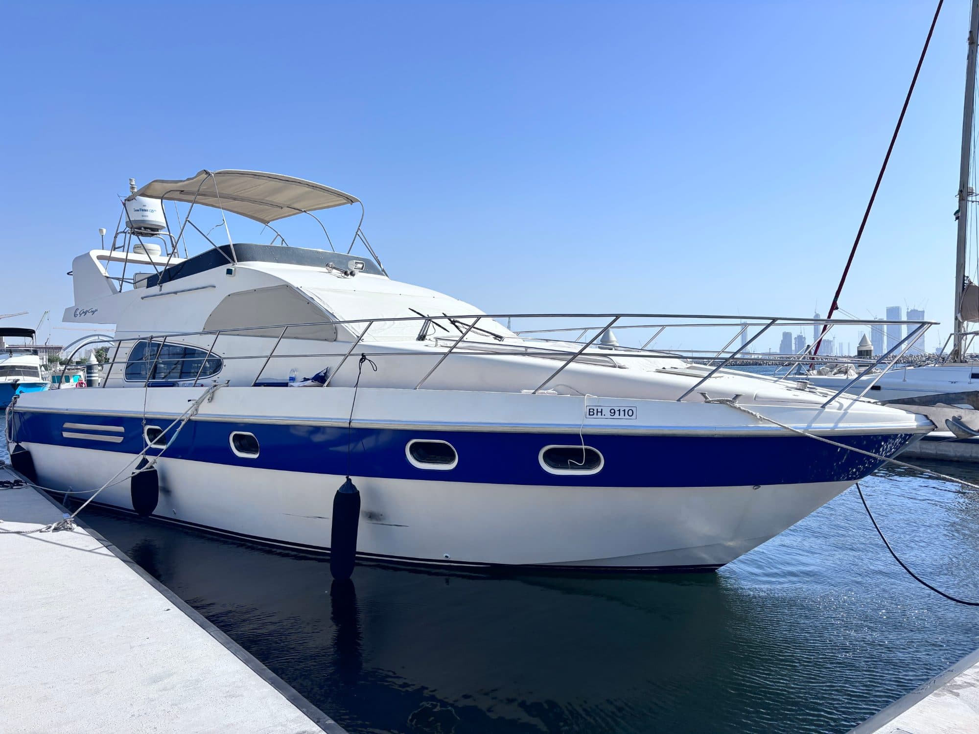 Yacht Blue Line Stripe — Pro Shield Films Colors