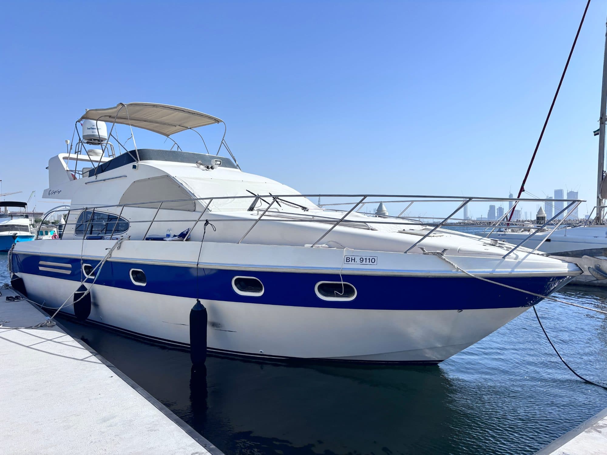 Yacht Blue Line Stripe — Pro Shield Films Colors