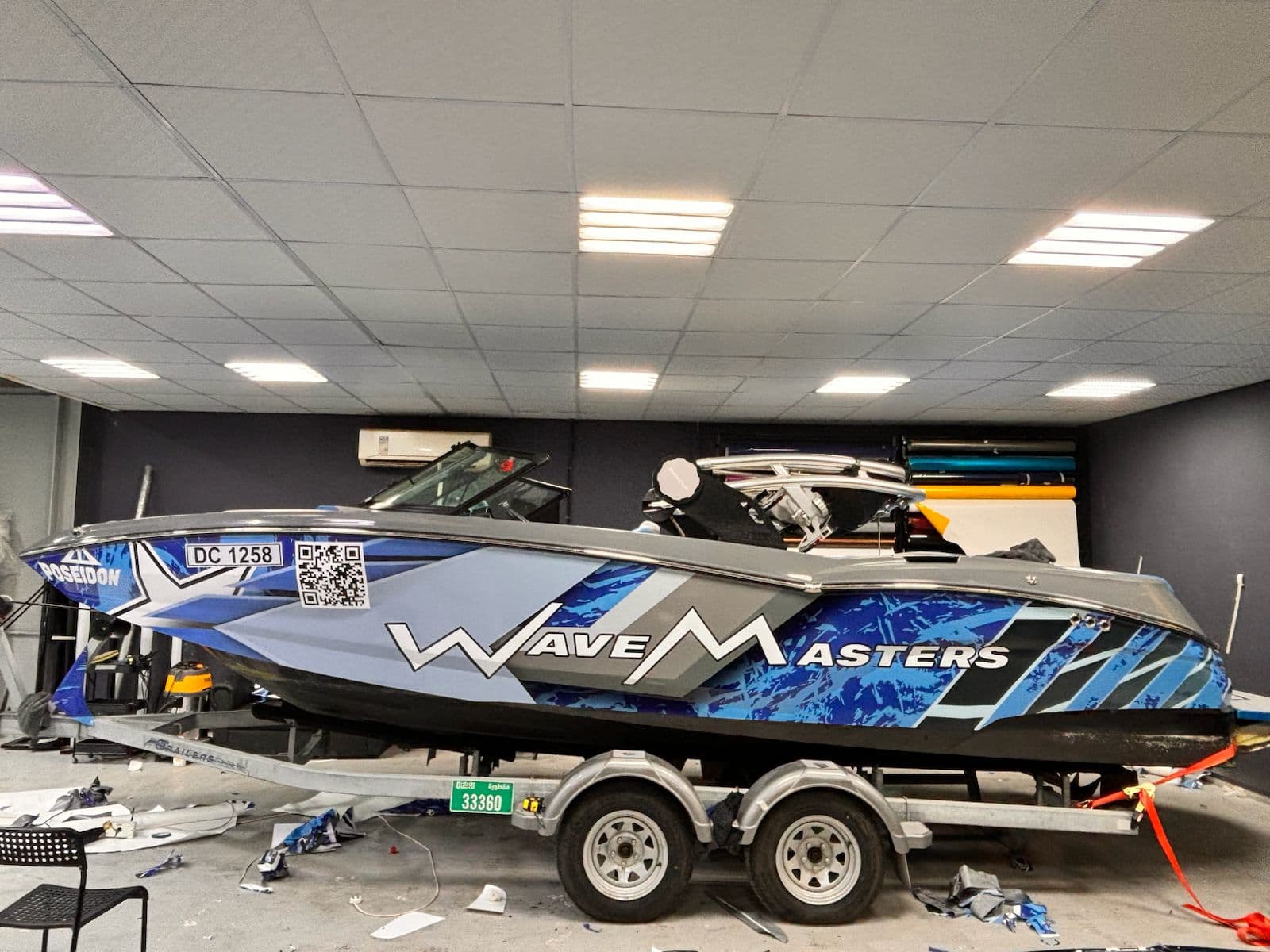 Wakesurf Boat Branding Wrap — Designed & Wrapped by Pro Shield Films