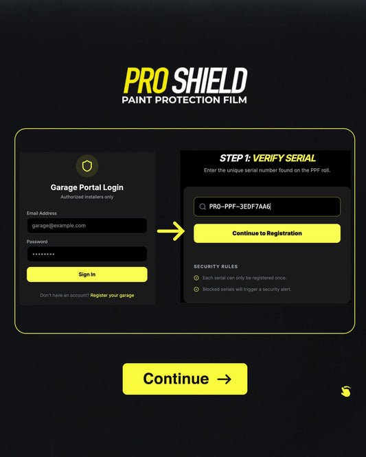 Pro Shield Films Launches Digital PPF Warranty Registration for Authorized Installers