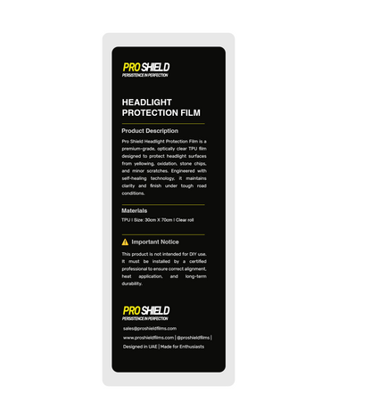 Pro Shield Headlight Protection Film
