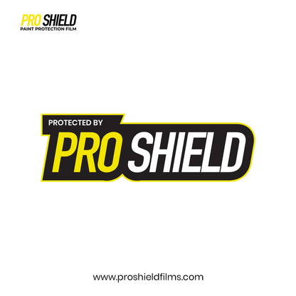 Pro Shield “Protected By” PPF Sticker – Premium Branding Decal for Vehicles